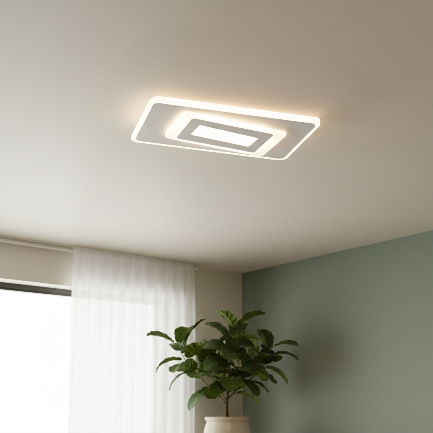 BRILAGI - Plafoniera dimmerabile a LED MODERN LED/51W/230V 3000-6000K 20x40 cm + telecomando