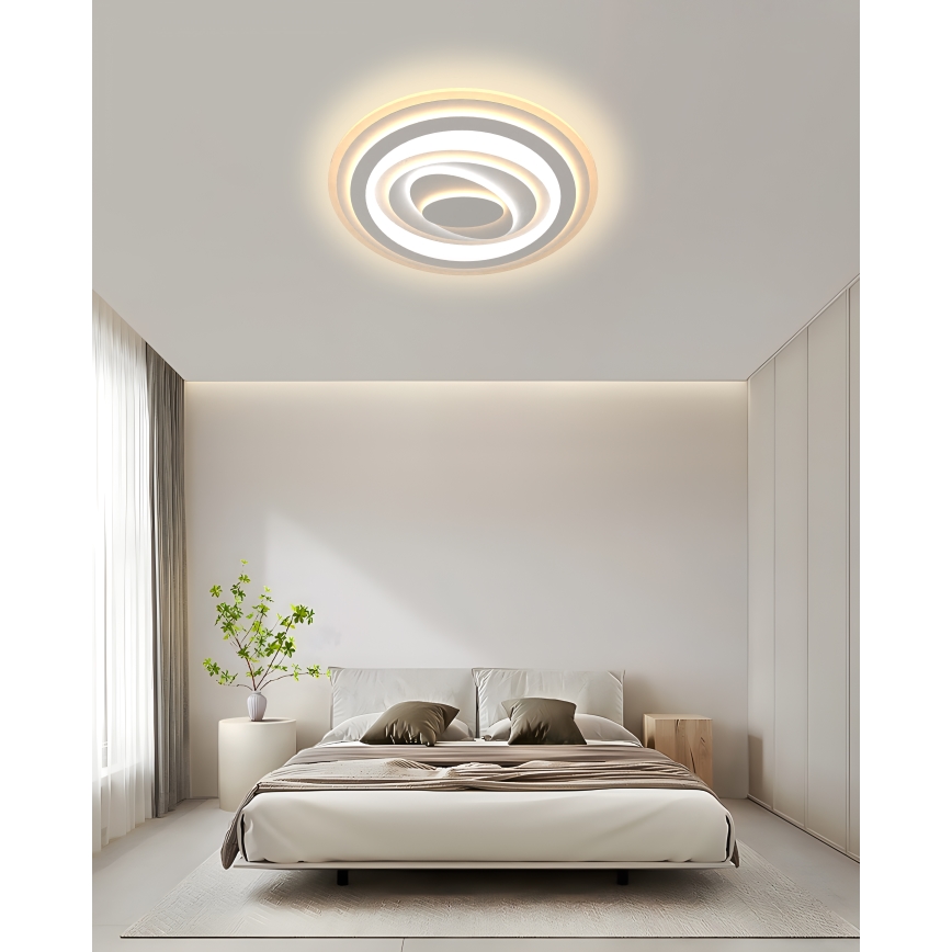 Brilagi - Plafoniera LED dimmerabile MODERN LED/60W/230V 2700-6500K diametro 50 cm + telecomando