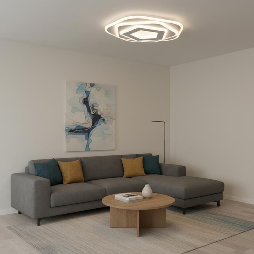 Brilagi - Plafoniera LED dimmerabile MODERN LED/64W/230V 3000-6000K Ø 40 cm + telecomando