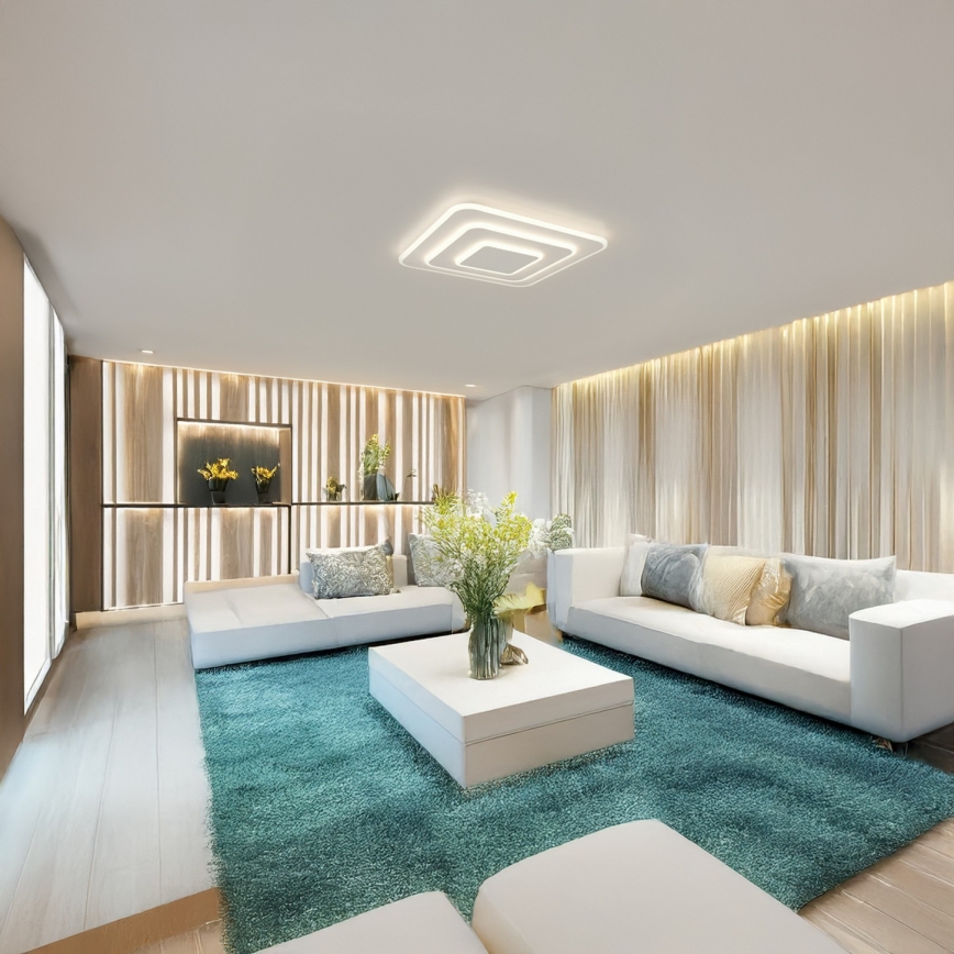 Brilagi - Plafoniera LED dimmerabile MODERN LED/72W/230V 3000-6000K 46,6x46,6 cm + telecomando