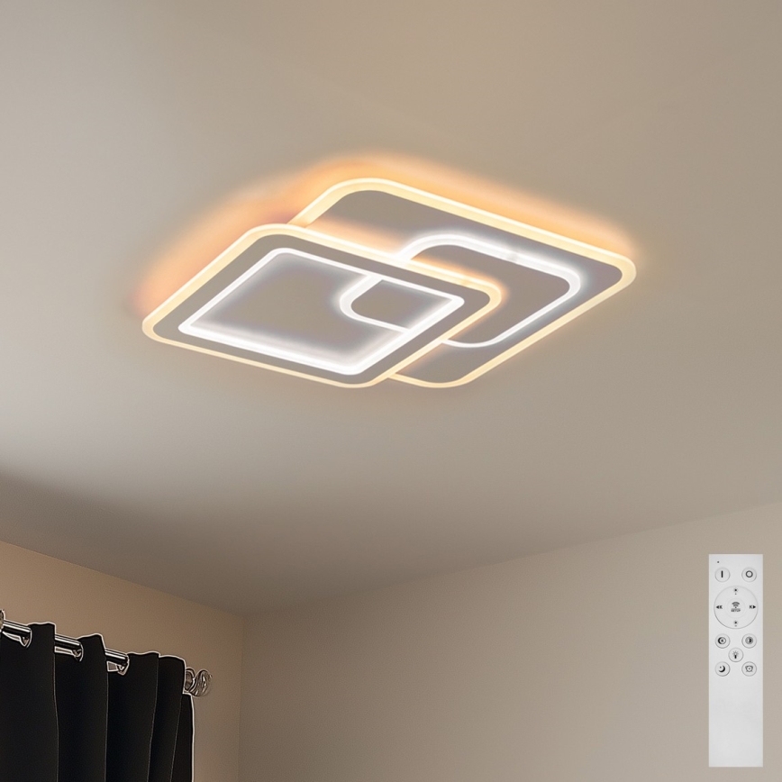 Brilagi - Plafoniera LED dimmerabile MODERN LED/80W/230V 2700-6500K 52,5x52,5 cm + telecomando
