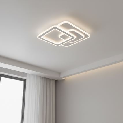 Brilagi - LED Dimmerabile plafoniera MODERN LED/80W/230V 3000-6000K 52,5x52,5 cm + telecomando
