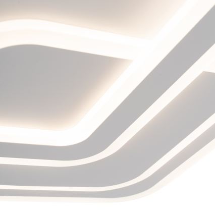Brilagi - LED Dimmerabile plafoniera MODERN LED/80W/230V 3000-6000K 52,5x52,5 cm + telecomando