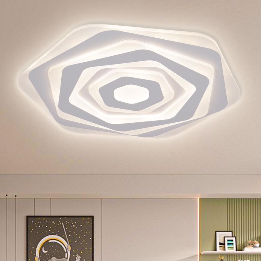 Brilagi - Plafoniera LED dimmerabile MODERN LED/85W/230V 2700-6500K diametro 53 cm + telecomando