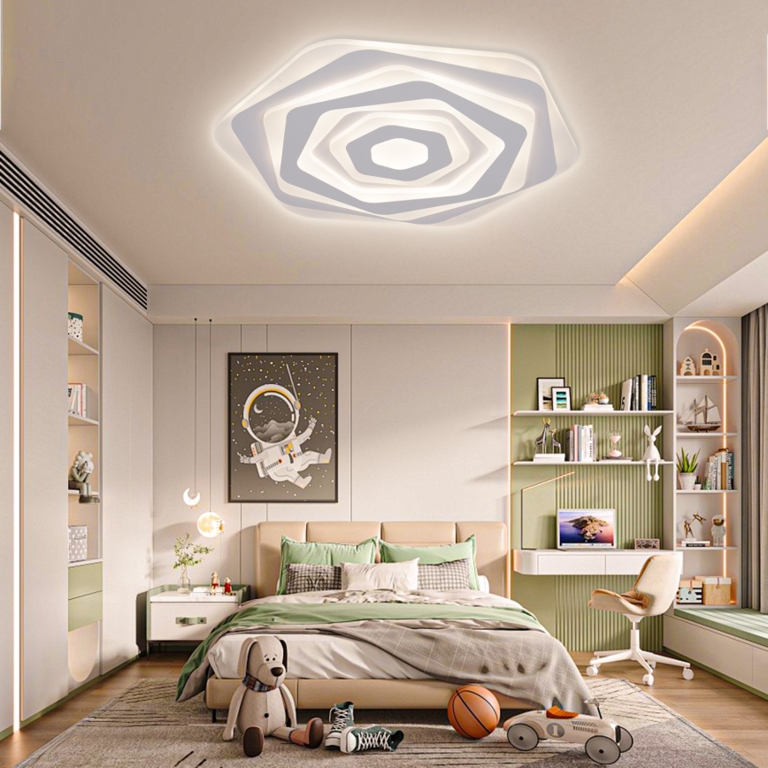 Brilagi - Plafoniera LED dimmerabile MODERN LED/85W/230V 2700-6500K diametro 53 cm + telecomando