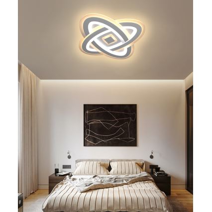 Brilagi - Plafoniera LED dimmerabile MODERN LED/90W/230V 2700-6500K 48x48 cm+ telecomando