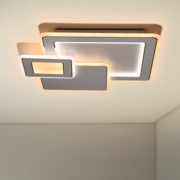 Brilagi - Plafoniera LED dimmerabile MODERN LED/93W/230V 2700-6500K 48,5x48,5 cm + telecomando