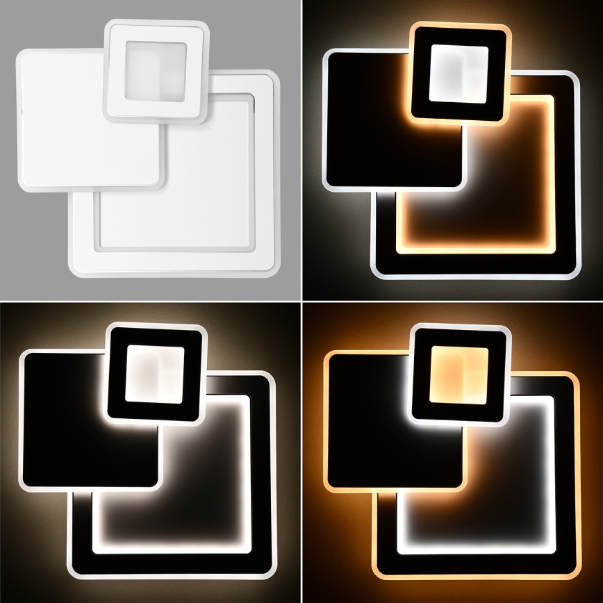 Brilagi - Plafoniera LED dimmerabile MODERN LED/93W/230V 2700-6500K 48,5x48,5 cm + telecomando