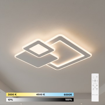 Brilagi - Plafoniera LED dimmerabile MODERN LED/93W/230V 3000-6000K 48,5x48,5 cm + telecomando