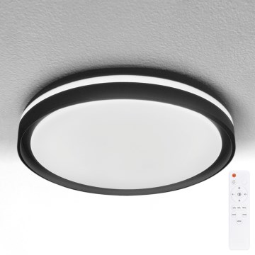 Brilagi - Plafoniera LED dimmerabile NAOMI LED/48W/230V 3000–6500K Ø 39 cm nera + telecomando