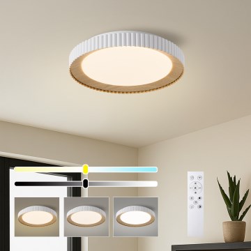 Brilagi - Plafoniera LED dimmerabile NEXO LED/48W/230V 3000-6000K bianco Ø 43 cm + telecomando