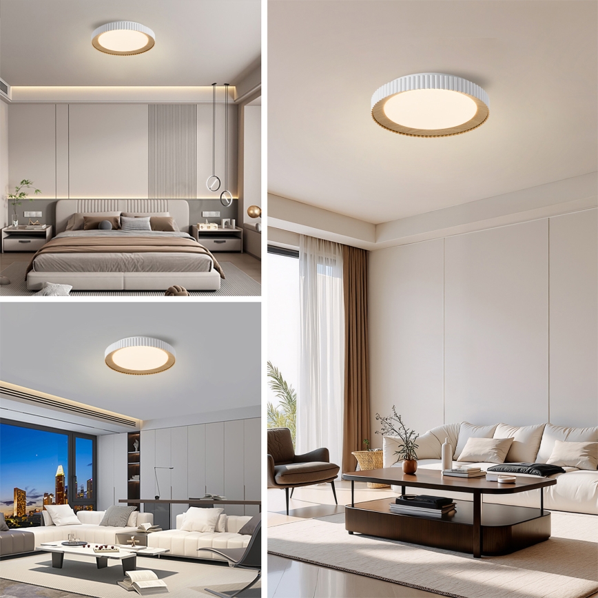 Brilagi - Plafoniera LED dimmerabile NEXO LED/48W/230V 3000-6000K bianco Ø 43 cm + telecomando