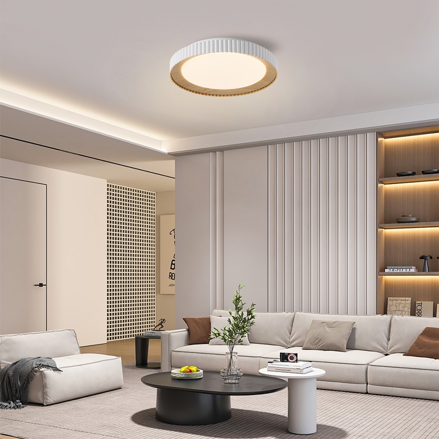Brilagi - Plafoniera LED dimmerabile NEXO LED/48W/230V 3000-6000K bianco Ø 43 cm + telecomando