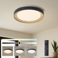 Brilagi - Plafoniera LED dimmerabile NEXO LED/48W/230V 3000-6000K nero diam. 43 cm + telecomando