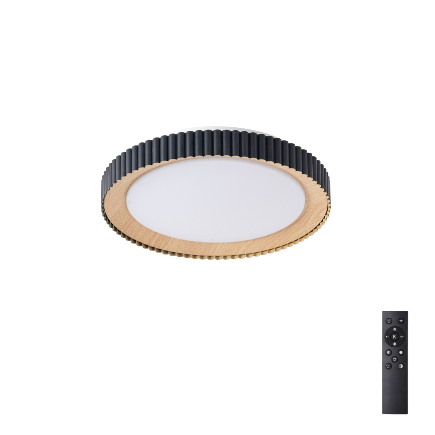 Brilagi - Plafoniera LED dimmerabile NEXO LED/48W/230V 3000-6000K nero diam. 43 cm + telecomando