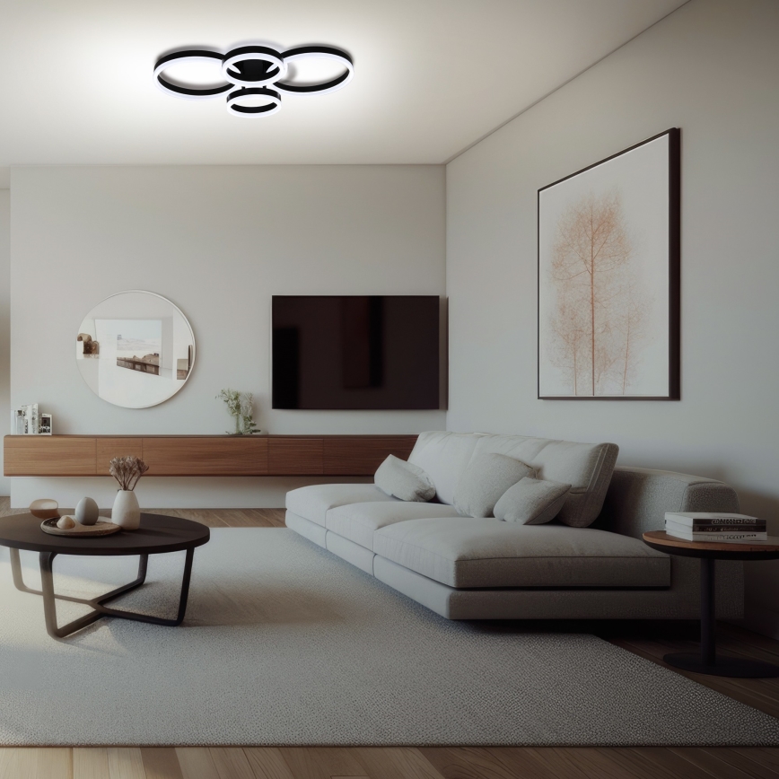 Brilagi - Plafoniera LED dimmerabile ORBITS LED/49W/230V 3000/4000/6000K + telecomando