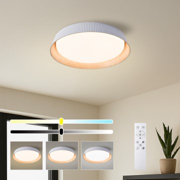 Brilagi - Plafoniera LED dimmerabile ORINO LED/54W/230V 3000-6000K bianco Ø 43 cm + telecomando