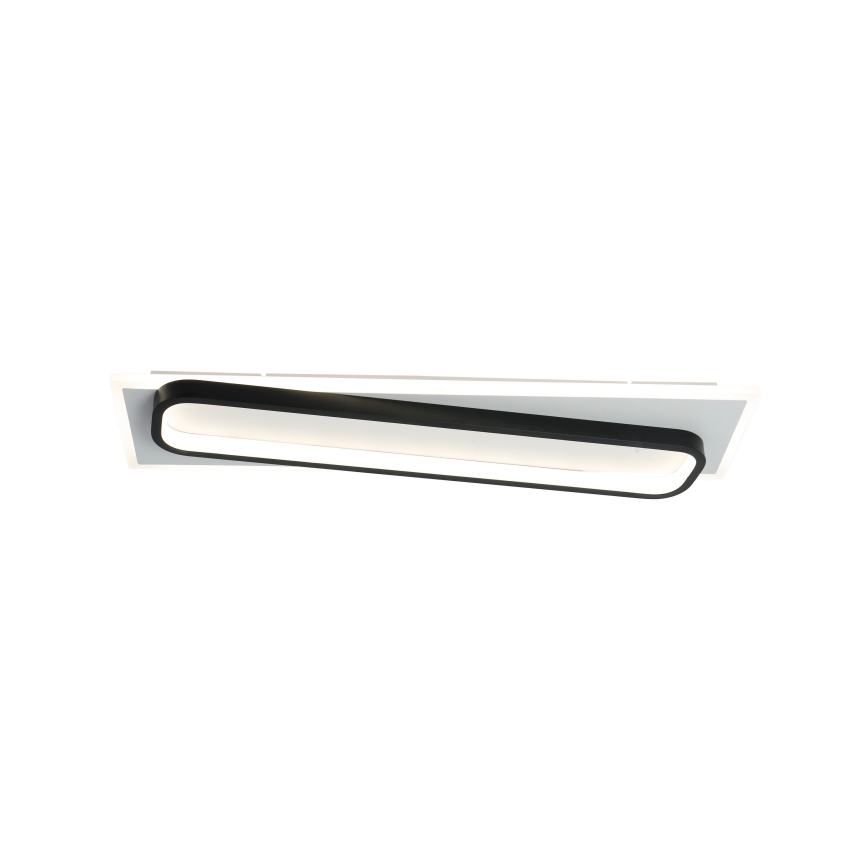 Brilagi - Plafoniera LED dimmerabile OUTLINE LED/52W/230V 3000-6000K 15x60 cm bianco/nero + telecomando