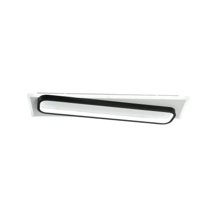 Brilagi - Plafoniera LED dimmerabile OUTLINE LED/52W/230V 3000-6000K 15x60 cm bianco/nero + telecomando