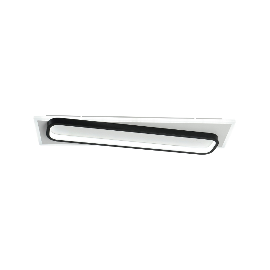 Brilagi - Plafoniera LED dimmerabile OUTLINE LED/52W/230V 3000-6000K 15x60 cm bianco/nero + telecomando