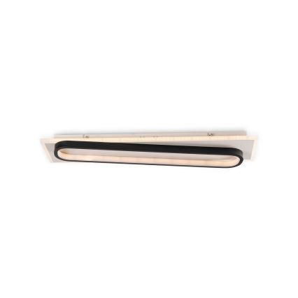 Brilagi - Plafoniera LED dimmerabile OUTLINE LED/52W/230V 3000-6000K 15x60 cm bianco/nero + telecomando