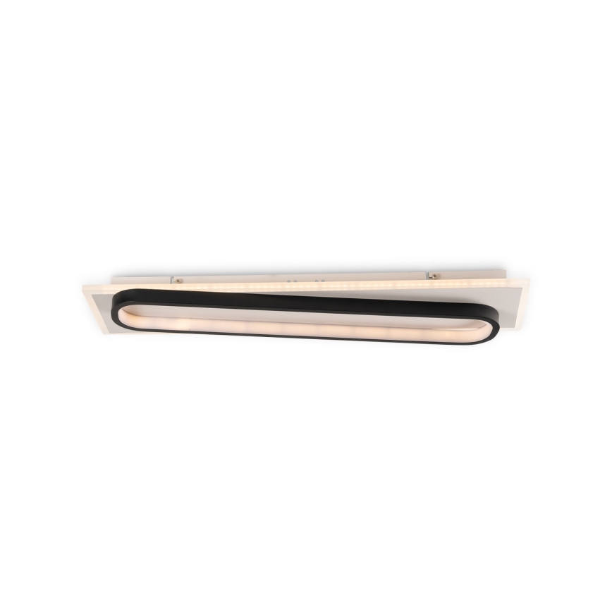Brilagi - Plafoniera LED dimmerabile OUTLINE LED/52W/230V 3000-6000K 15x60 cm bianco/nero + telecomando