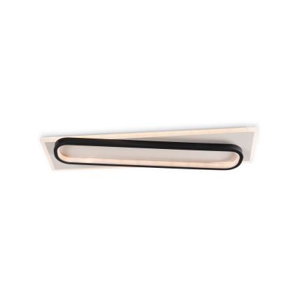 Brilagi - Plafoniera LED dimmerabile OUTLINE LED/52W/230V 3000-6000K 15x60 cm bianco/nero + telecomando