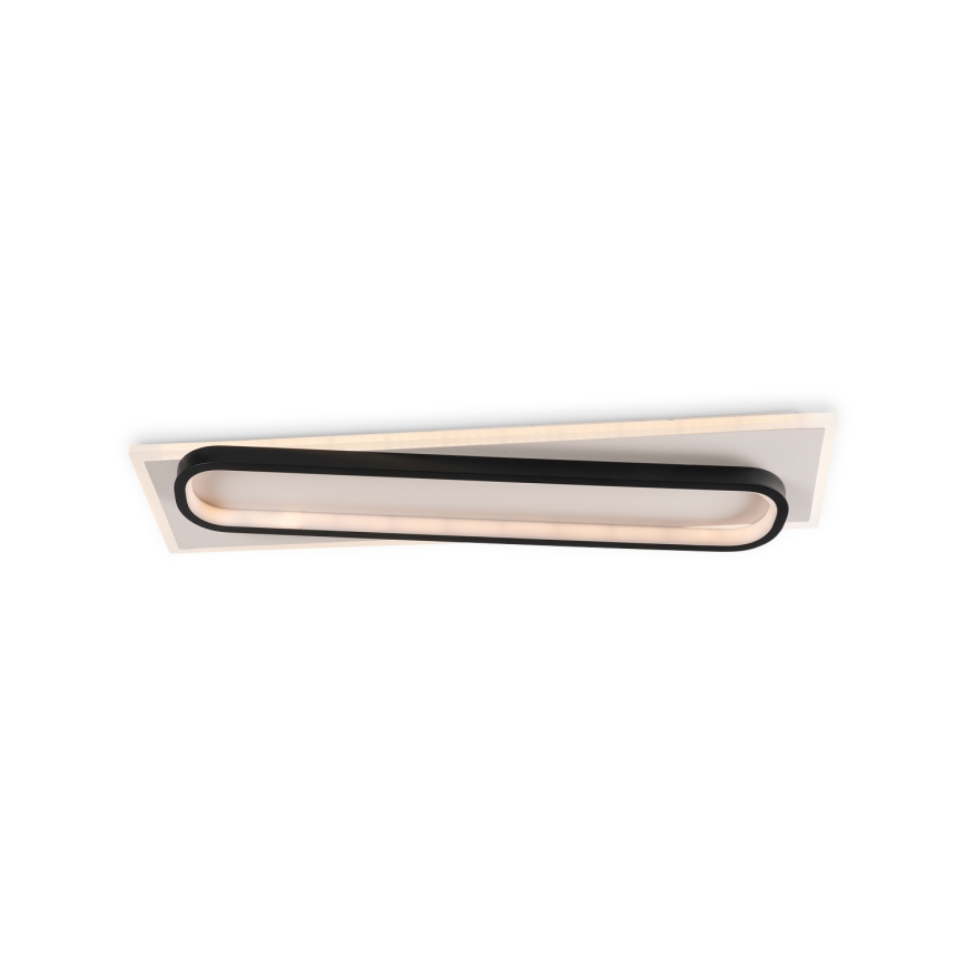 Brilagi - Plafoniera LED dimmerabile OUTLINE LED/52W/230V 3000-6000K 15x60 cm bianco/nero + telecomando