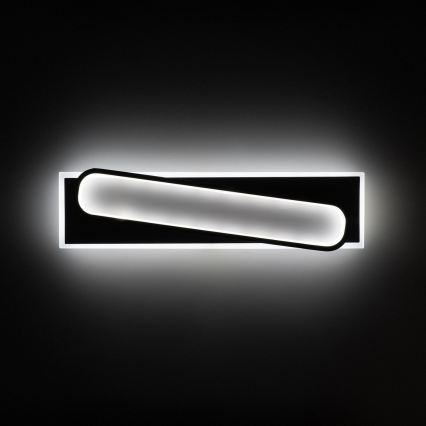 Brilagi - Plafoniera LED dimmerabile OUTLINE LED/52W/230V 3000-6000K 15x60 cm bianco/nero + telecomando