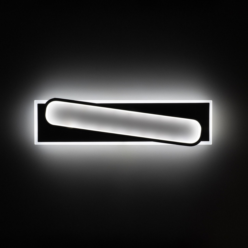Brilagi - Plafoniera LED dimmerabile OUTLINE LED/52W/230V 3000-6000K 15x60 cm bianco/nero + telecomando
