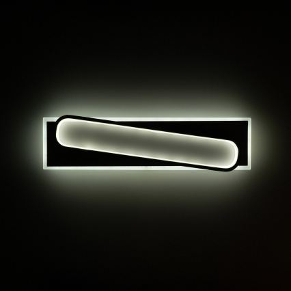 Brilagi - Plafoniera LED dimmerabile OUTLINE LED/52W/230V 3000-6000K 15x60 cm bianco/nero + telecomando