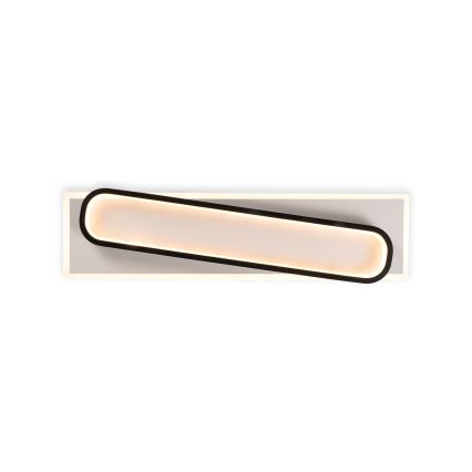 Brilagi - Plafoniera LED dimmerabile OUTLINE LED/52W/230V 3000-6000K 15x60 cm bianco/nero + telecomando