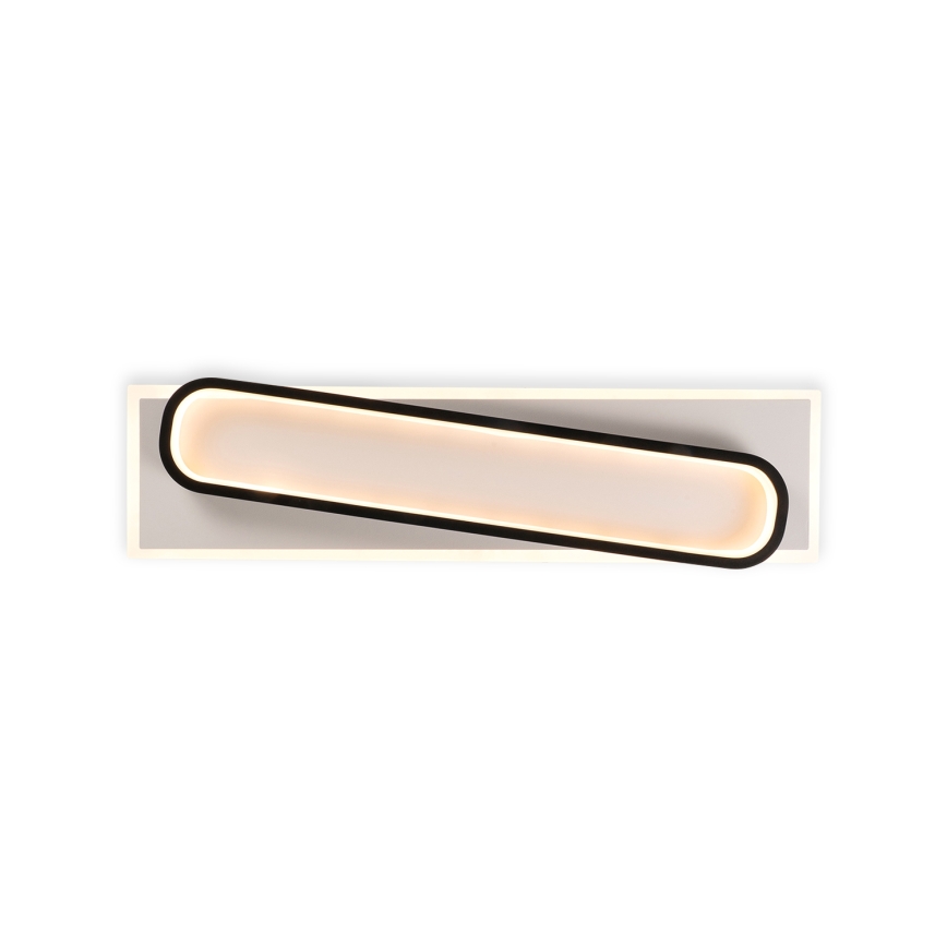 Brilagi - Plafoniera LED dimmerabile OUTLINE LED/52W/230V 3000-6000K 15x60 cm bianco/nero + telecomando