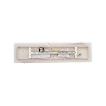 Brilagi - Plafoniera LED dimmerabile OUTLINE LED/52W/230V 3000-6000K 15x60 cm bianco/nero + telecomando