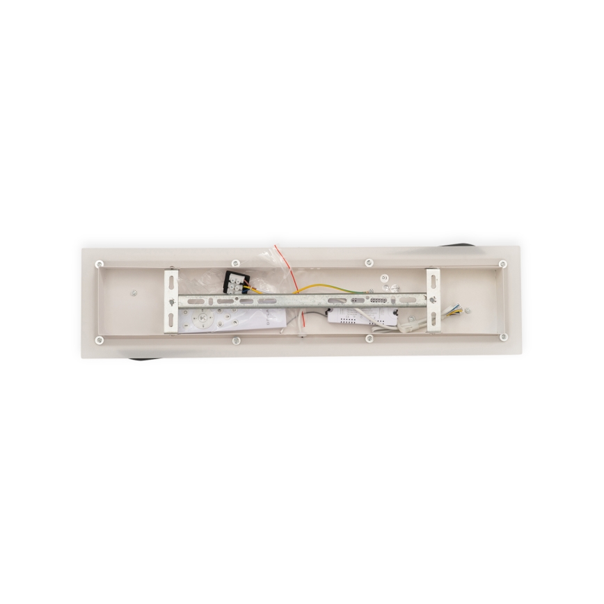 Brilagi - Plafoniera LED dimmerabile OUTLINE LED/52W/230V 3000-6000K 15x60 cm bianco/nero + telecomando
