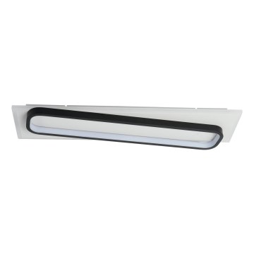 Brilagi - Plafoniera LED dimmerabile OUTLINE LED/52W/230V 3000-6000K 15x60 cm bianco/nero + telecomando