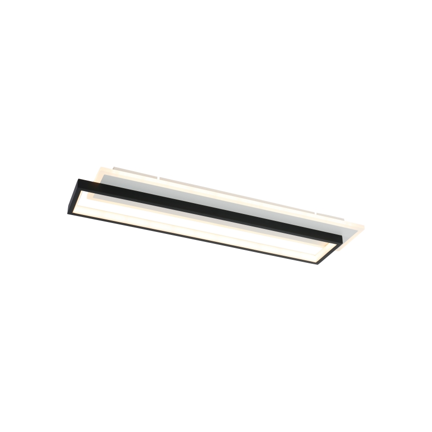 Brilagi - Plafoniera LED dimmerabile OUTLINE LED/66W/230V 3000-6000K 15x60 cm bianco/nero + telecomando