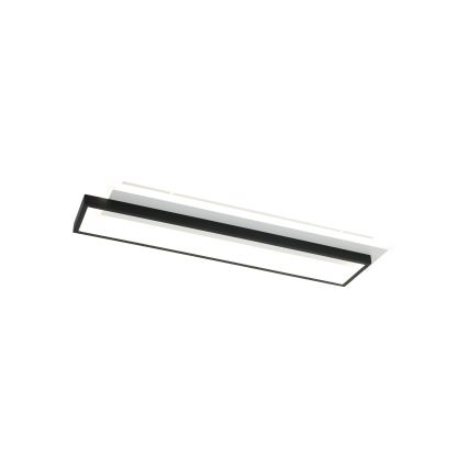 Brilagi - Plafoniera LED dimmerabile OUTLINE LED/66W/230V 3000-6000K 15x60 cm bianco/nero + telecomando