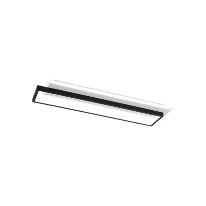 Brilagi - Plafoniera LED dimmerabile OUTLINE LED/66W/230V 3000-6000K 15x60 cm bianco/nero + telecomando