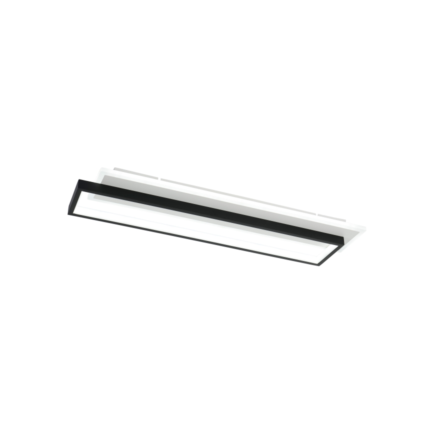 Brilagi - Plafoniera LED dimmerabile OUTLINE LED/66W/230V 3000-6000K 15x60 cm bianco/nero + telecomando