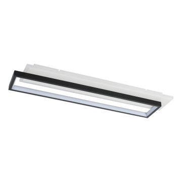 Brilagi - Plafoniera LED dimmerabile OUTLINE LED/66W/230V 3000-6000K 15x60 cm bianco/nero + telecomando
