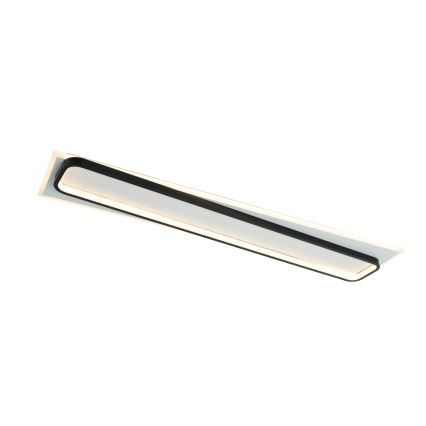Brilagi - Plafoniera a LED dimmerabile OUTLINE LED/90W/230V 3000-6000K 18x100 cm bianco/nero + telecomando