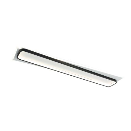 Brilagi - Plafoniera a LED dimmerabile OUTLINE LED/90W/230V 3000-6000K 18x100 cm bianco/nero + telecomando