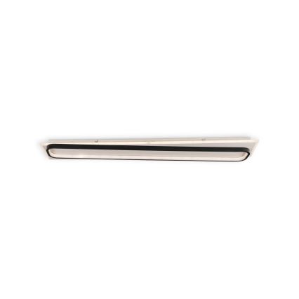 Brilagi - Plafoniera a LED dimmerabile OUTLINE LED/90W/230V 3000-6000K 18x100 cm bianco/nero + telecomando