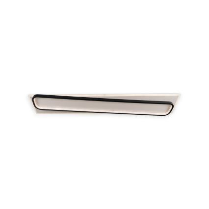 Brilagi - Plafoniera a LED dimmerabile OUTLINE LED/90W/230V 3000-6000K 18x100 cm bianco/nero + telecomando