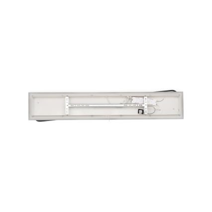 Brilagi - Plafoniera a LED dimmerabile OUTLINE LED/90W/230V 3000-6000K 18x100 cm bianco/nero + telecomando
