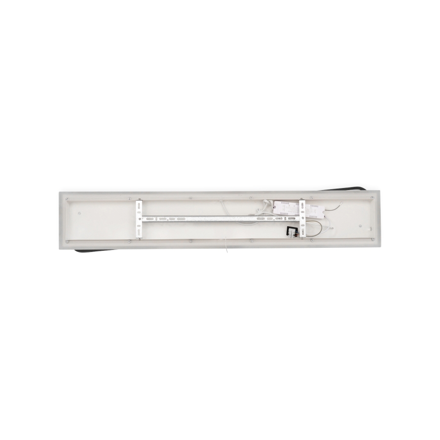 Brilagi - Plafoniera a LED dimmerabile OUTLINE LED/90W/230V 3000-6000K 18x100 cm bianco/nero + telecomando