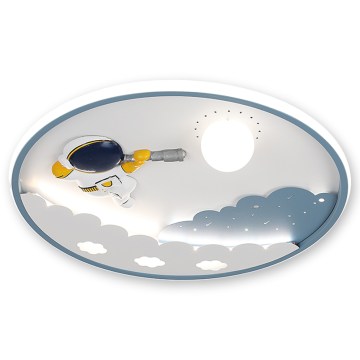 BRILAGI - Plafoniera LED dimmerabile per bambini ASTRO LED/43W/230V 3000-6000K Ø 49 cm + telecomando