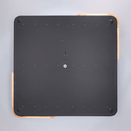 Brilagi - Plafoniera LED dimmerabile PILANA LED/48W/230V 3000-6500K rovere/nero 56x56 cm + telecomando