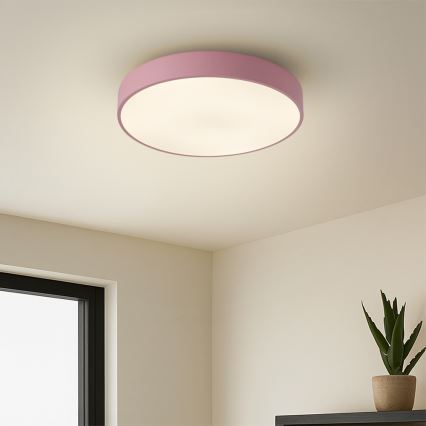 Brilagi - Plafoniera LED dimmerabile POOL LED/36W/230V 3000-6000K Ø 30 cm rosa + telecomando